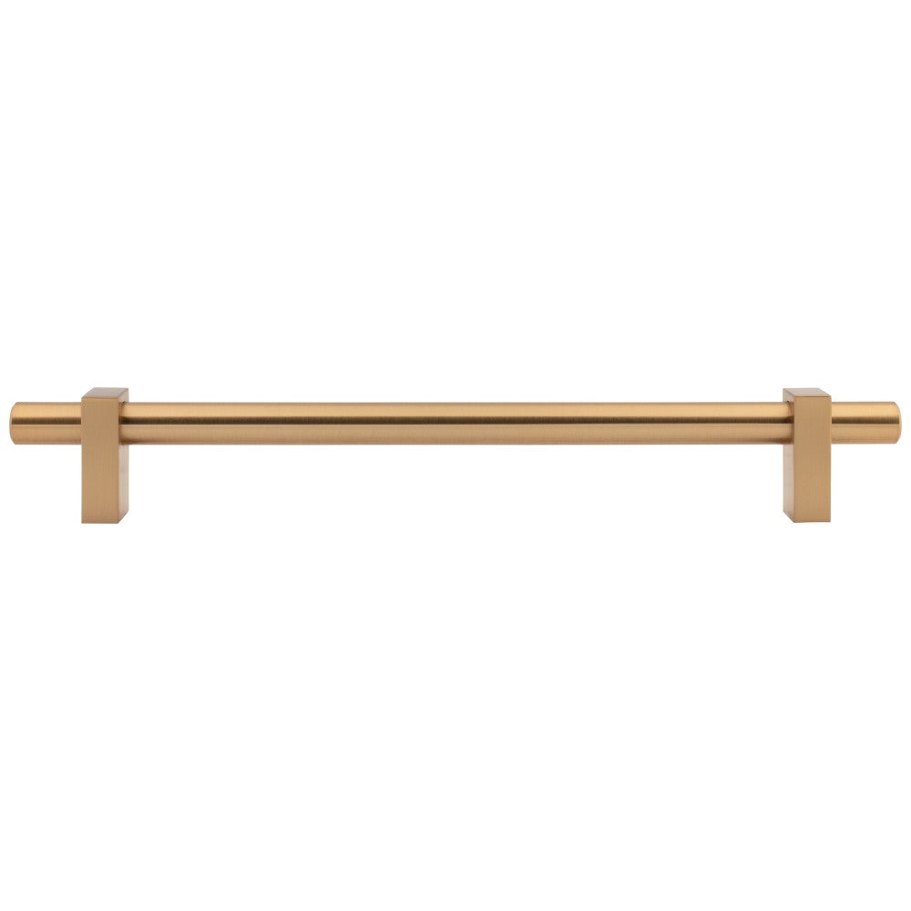 Hardware Resources 96 mm Center-to-Center Satin Nickel Larkin Cabinet Bar Pull