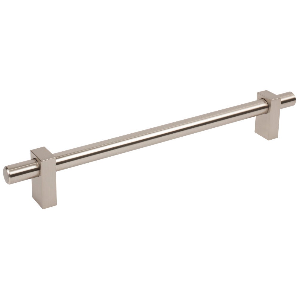 Hardware Resources 96 mm Center-to-Center Satin Nickel Larkin Cabinet Bar Pull