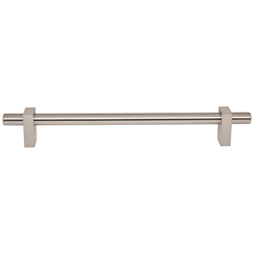 Hardware Resources 96 mm Center-to-Center Satin Nickel Larkin Cabinet Bar Pull