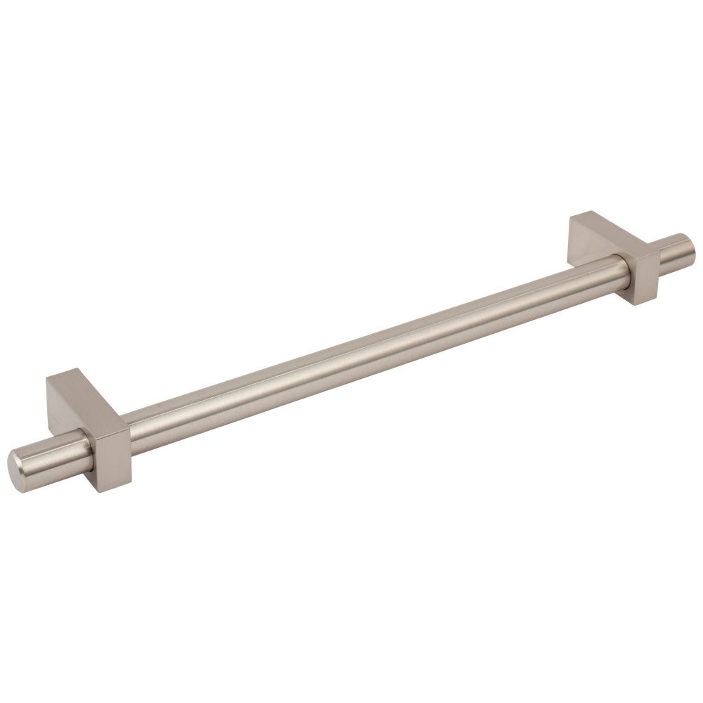 Hardware Resources 96 mm Center-to-Center Satin Nickel Larkin Cabinet Bar Pull