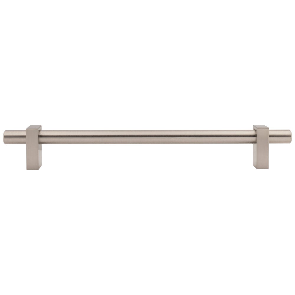 Hardware Resources 96 mm Center-to-Center Satin Nickel Larkin Cabinet Bar Pull