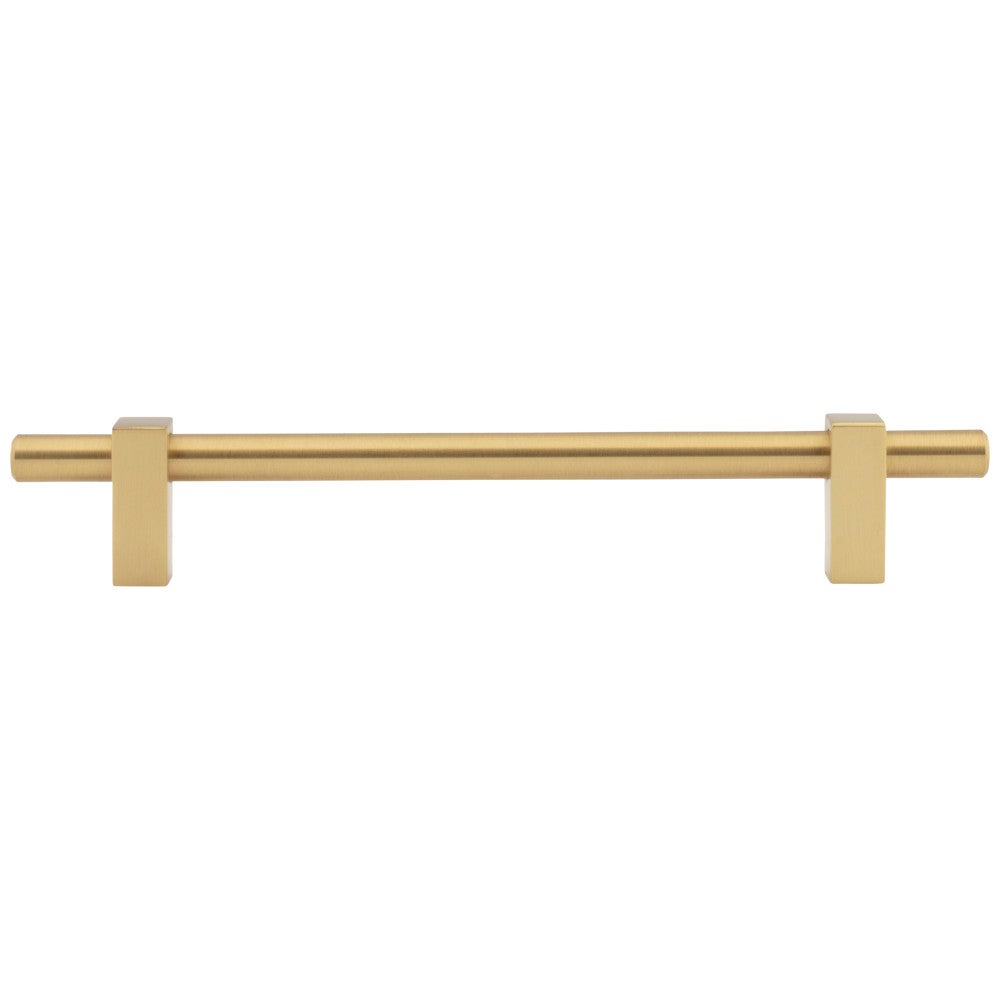 Hardware Resources 96 mm Center-to-Center Satin Nickel Larkin Cabinet Bar Pull
