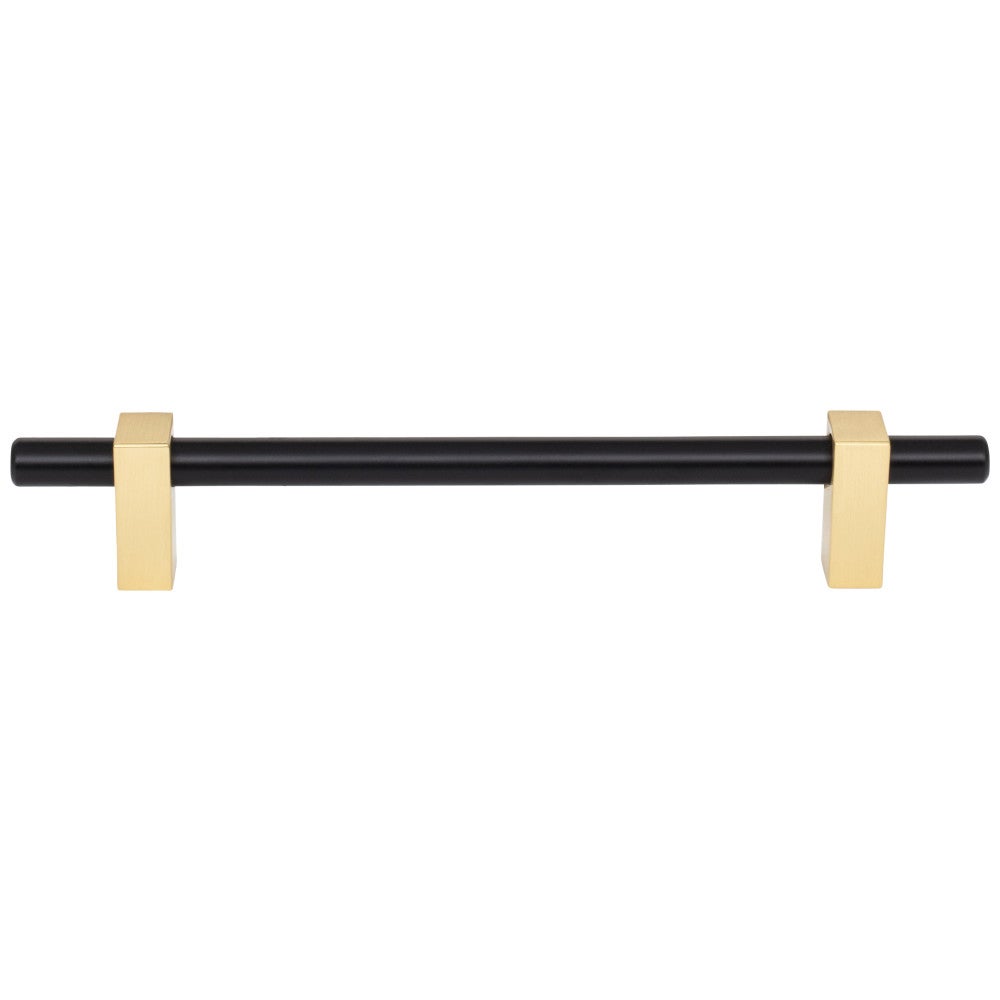Hardware Resources 96 mm Center-to-Center Satin Nickel Larkin Cabinet Bar Pull