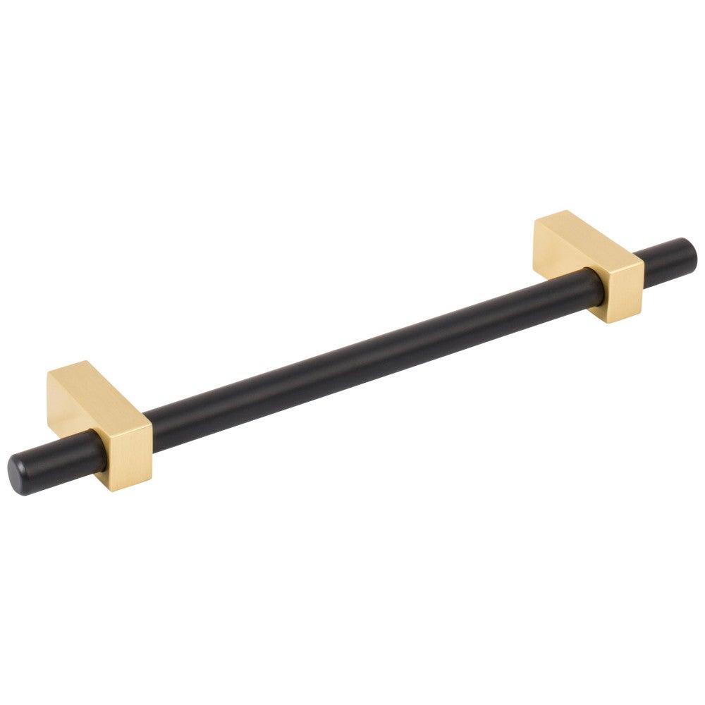 Hardware Resources 96 mm Center-to-Center Satin Nickel Larkin Cabinet Bar Pull