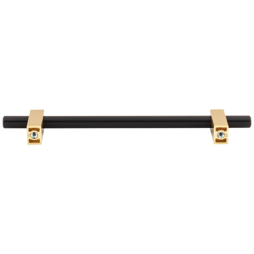 Hardware Resources 96 mm Center-to-Center Satin Nickel Larkin Cabinet Bar Pull
