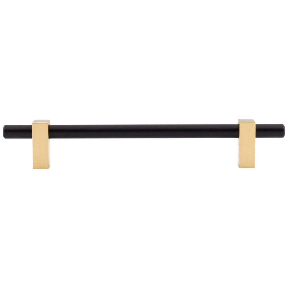 Hardware Resources 96 mm Center-to-Center Satin Nickel Larkin Cabinet Bar Pull