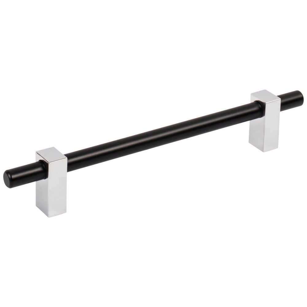Hardware Resources 96 mm Center-to-Center Satin Nickel Larkin Cabinet Bar Pull