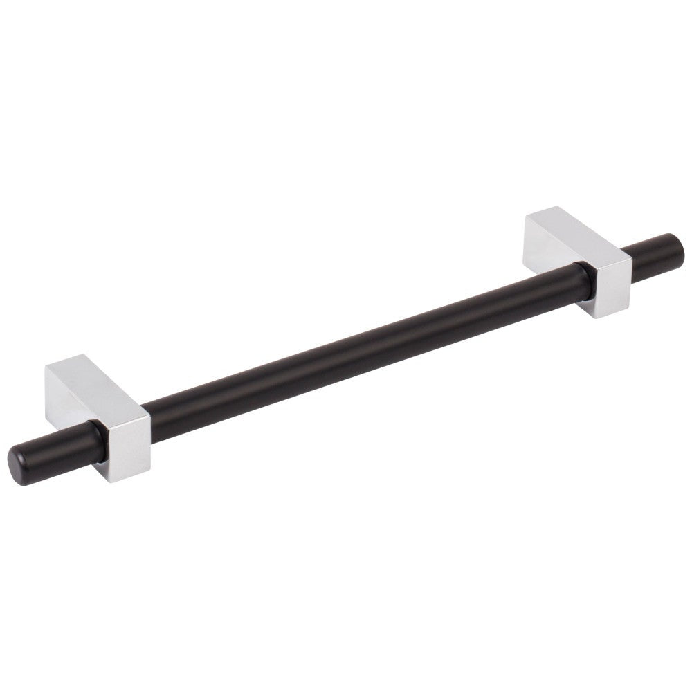 Hardware Resources 96 mm Center-to-Center Satin Nickel Larkin Cabinet Bar Pull