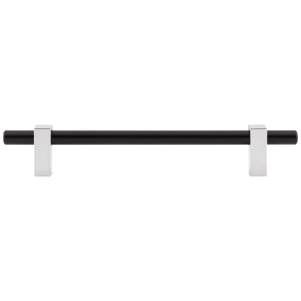 Hardware Resources 96 mm Center-to-Center Satin Nickel Larkin Cabinet Bar Pull