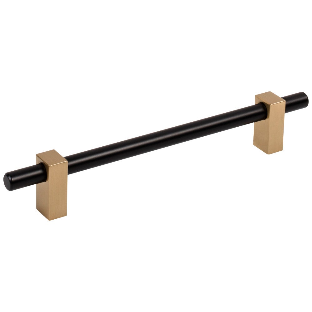 Hardware Resources 96 mm Center-to-Center Satin Nickel Larkin Cabinet Bar Pull