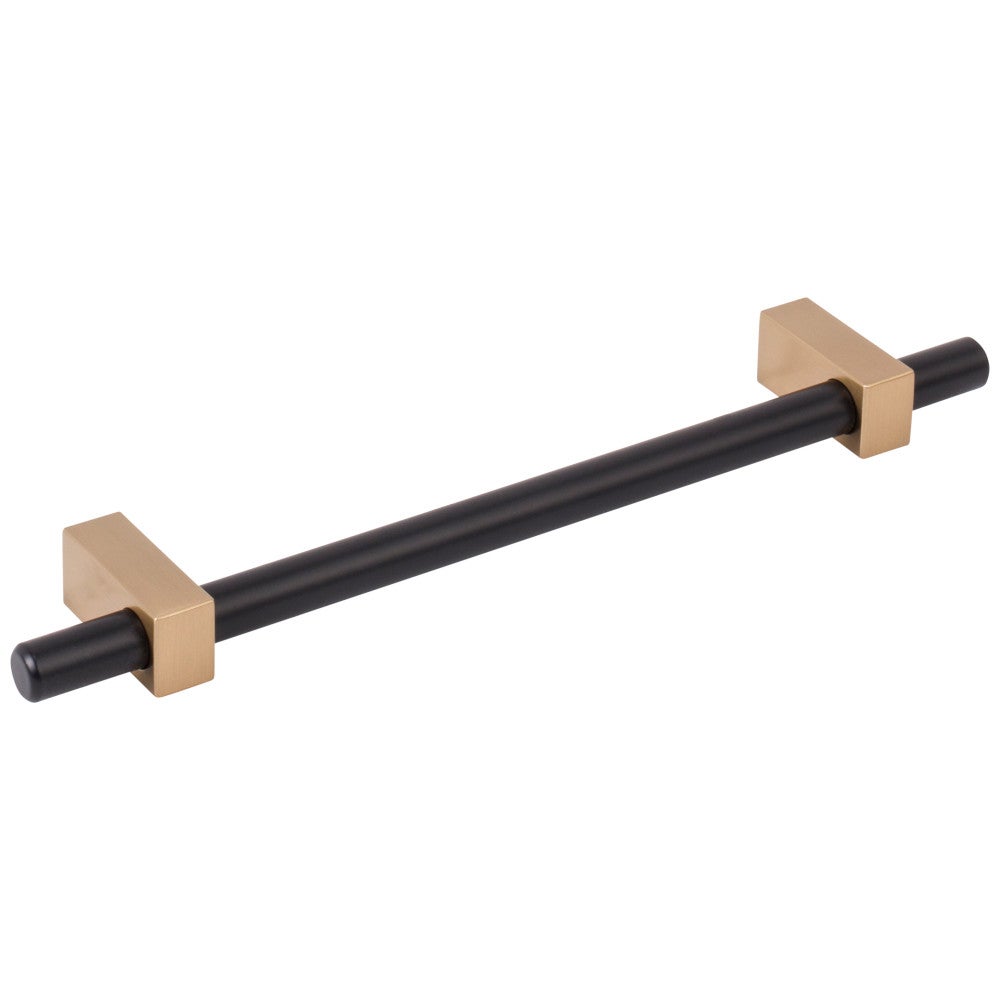 Hardware Resources 96 mm Center-to-Center Satin Nickel Larkin Cabinet Bar Pull