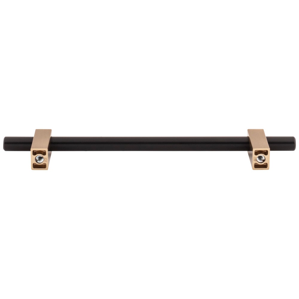 Hardware Resources 96 mm Center-to-Center Satin Nickel Larkin Cabinet Bar Pull