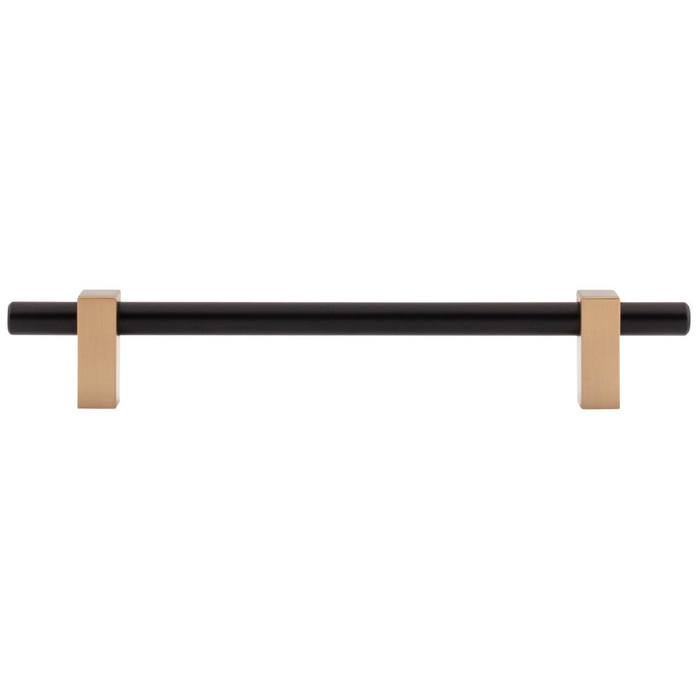 Hardware Resources 96 mm Center-to-Center Satin Nickel Larkin Cabinet Bar Pull