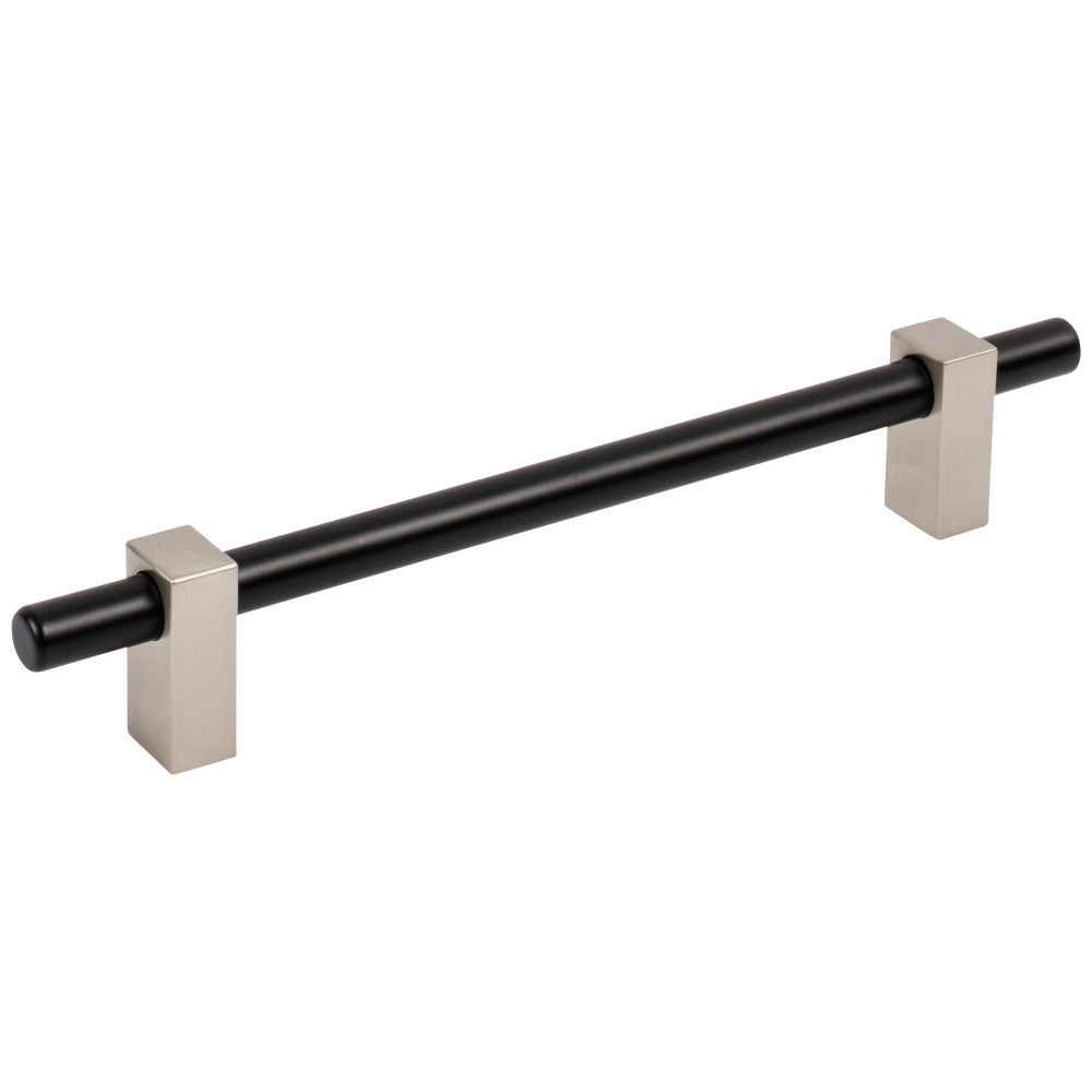 Hardware Resources 96 mm Center-to-Center Satin Nickel Larkin Cabinet Bar Pull