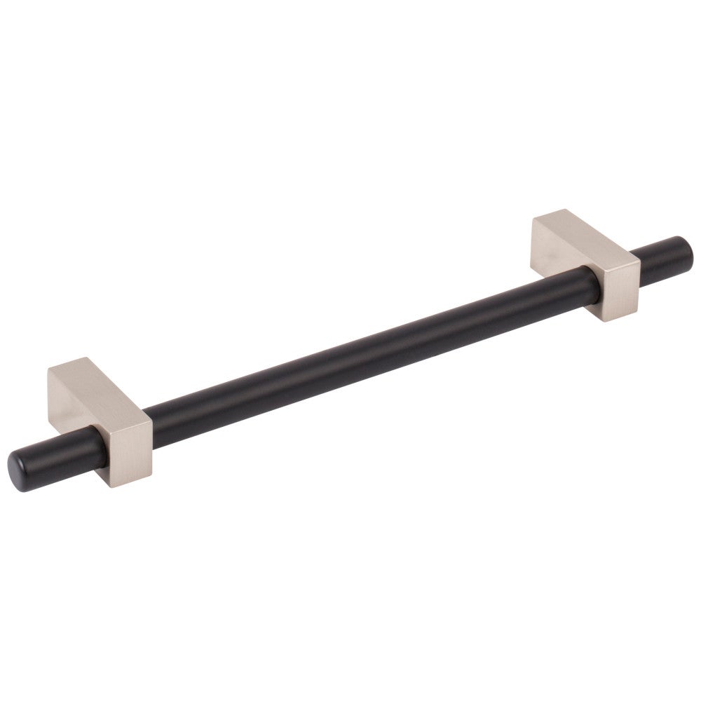 Hardware Resources 96 mm Center-to-Center Satin Nickel Larkin Cabinet Bar Pull