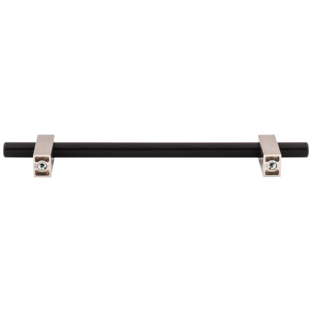 Hardware Resources 96 mm Center-to-Center Satin Nickel Larkin Cabinet Bar Pull