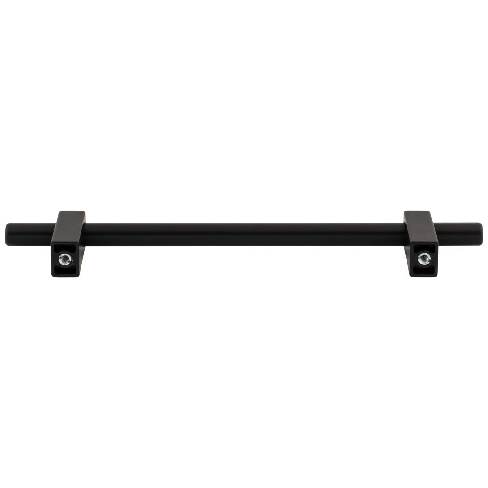 Hardware Resources 96 mm Center-to-Center Satin Nickel Larkin Cabinet Bar Pull