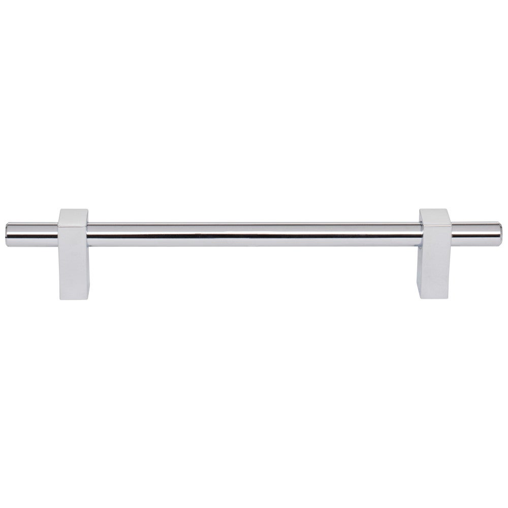 Hardware Resources 96 mm Center-to-Center Satin Nickel Larkin Cabinet Bar Pull