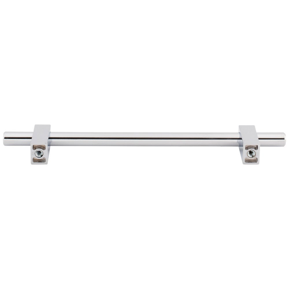 Hardware Resources 96 mm Center-to-Center Satin Nickel Larkin Cabinet Bar Pull