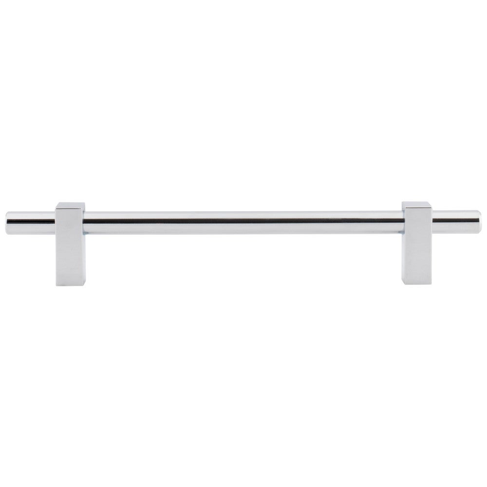 Hardware Resources 96 mm Center-to-Center Satin Nickel Larkin Cabinet Bar Pull