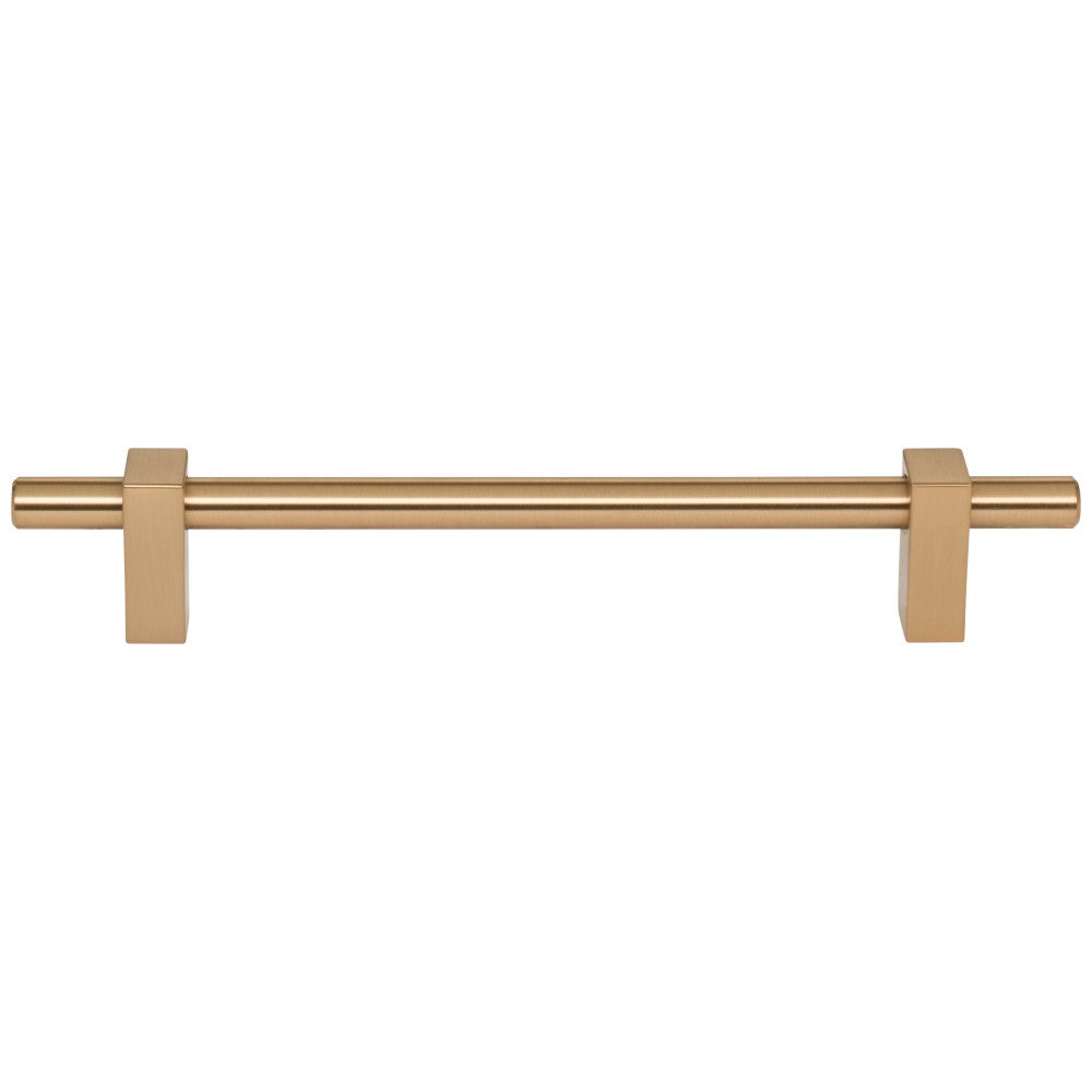 Hardware Resources 96 mm Center-to-Center Satin Nickel Larkin Cabinet Bar Pull