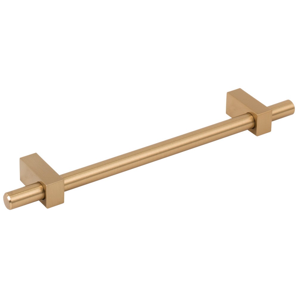 Hardware Resources 96 mm Center-to-Center Satin Nickel Larkin Cabinet Bar Pull