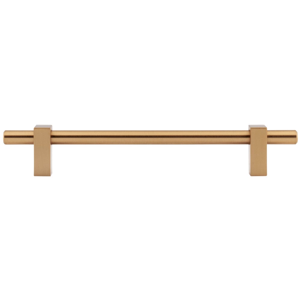 Hardware Resources 96 mm Center-to-Center Satin Nickel Larkin Cabinet Bar Pull