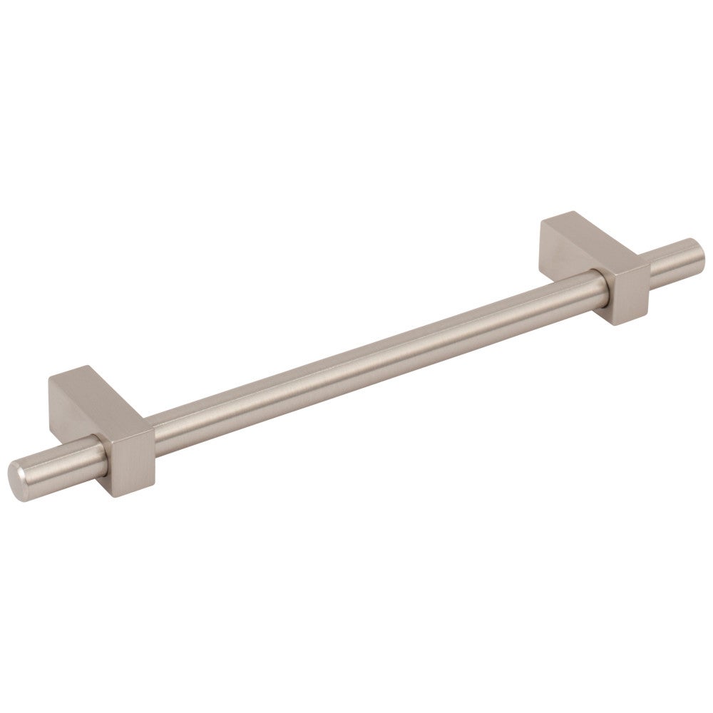 Hardware Resources 96 mm Center-to-Center Satin Nickel Larkin Cabinet Bar Pull