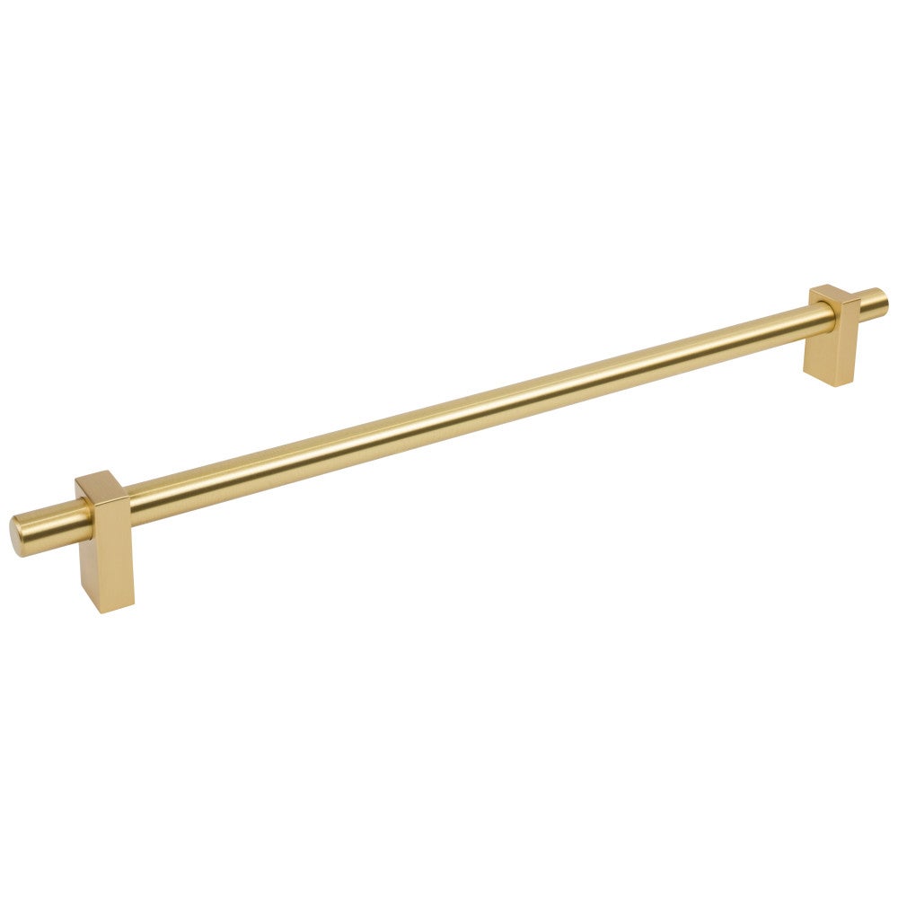 Hardware Resources 96 mm Center-to-Center Satin Nickel Larkin Cabinet Bar Pull