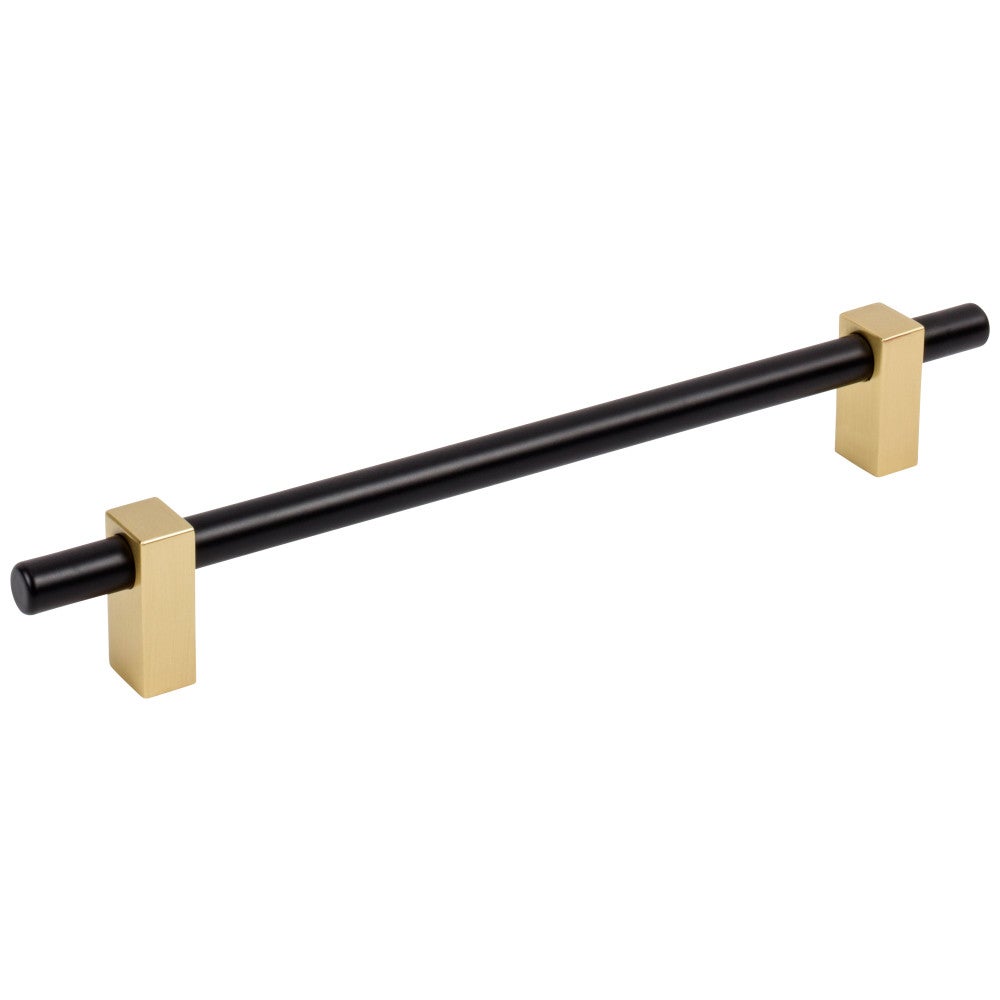 Hardware Resources 96 mm Center-to-Center Satin Nickel Larkin Cabinet Bar Pull