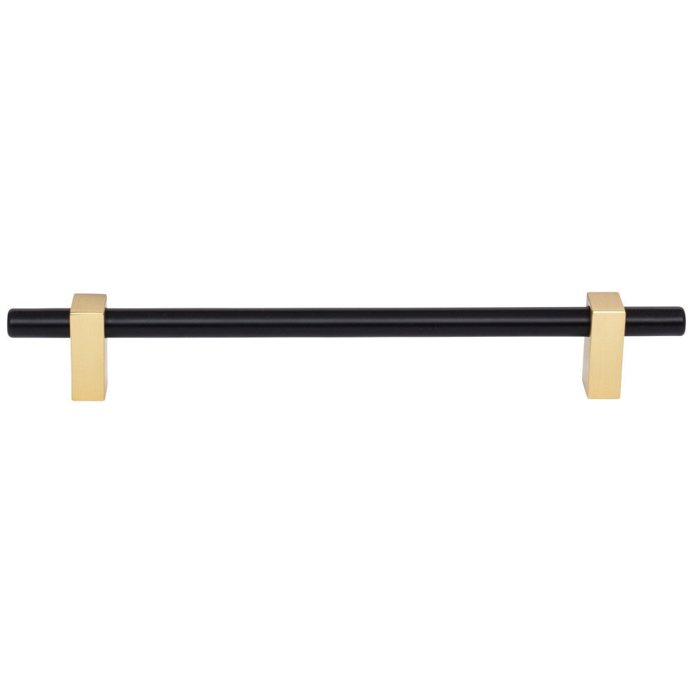 Hardware Resources 96 mm Center-to-Center Satin Nickel Larkin Cabinet Bar Pull