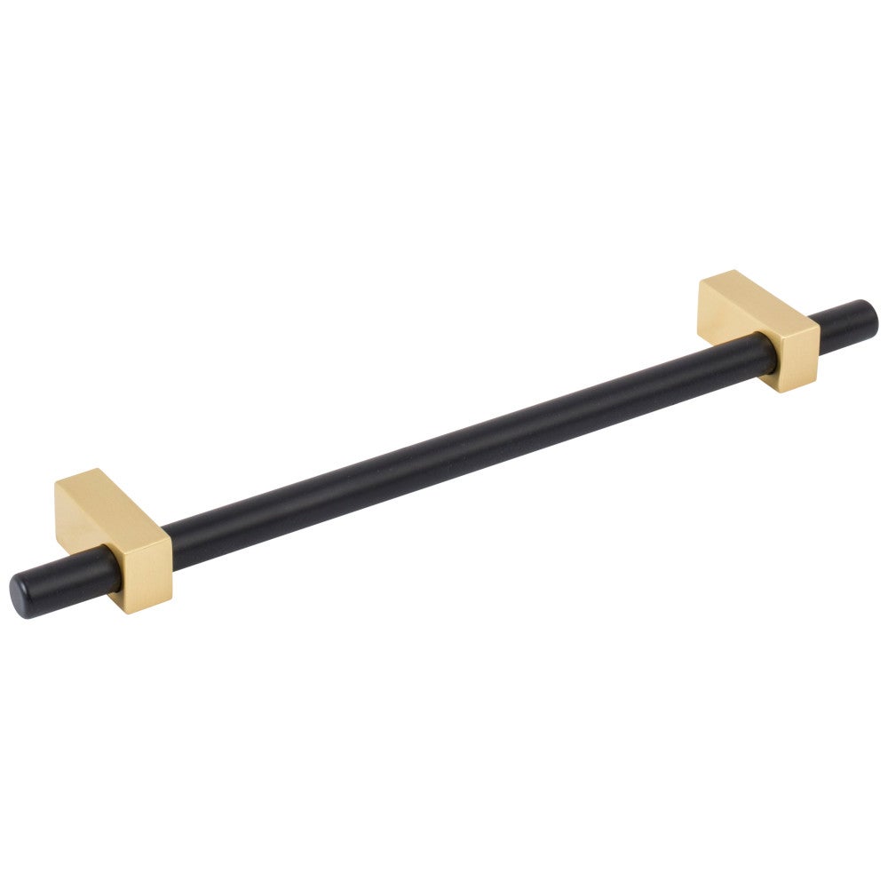 Hardware Resources 96 mm Center-to-Center Satin Nickel Larkin Cabinet Bar Pull