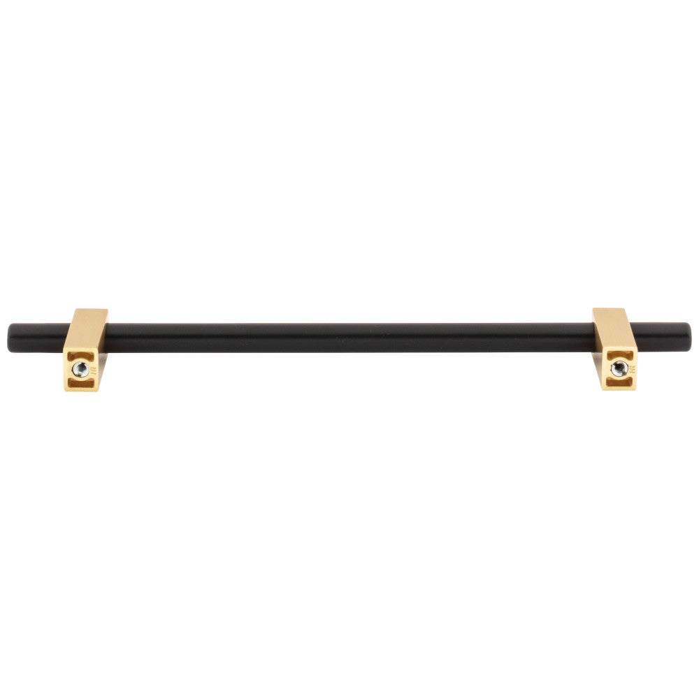 Hardware Resources 96 mm Center-to-Center Satin Nickel Larkin Cabinet Bar Pull