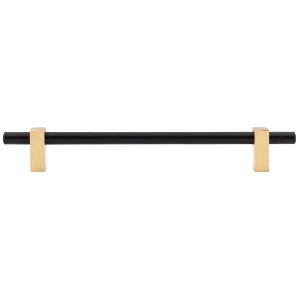 Hardware Resources 96 mm Center-to-Center Satin Nickel Larkin Cabinet Bar Pull