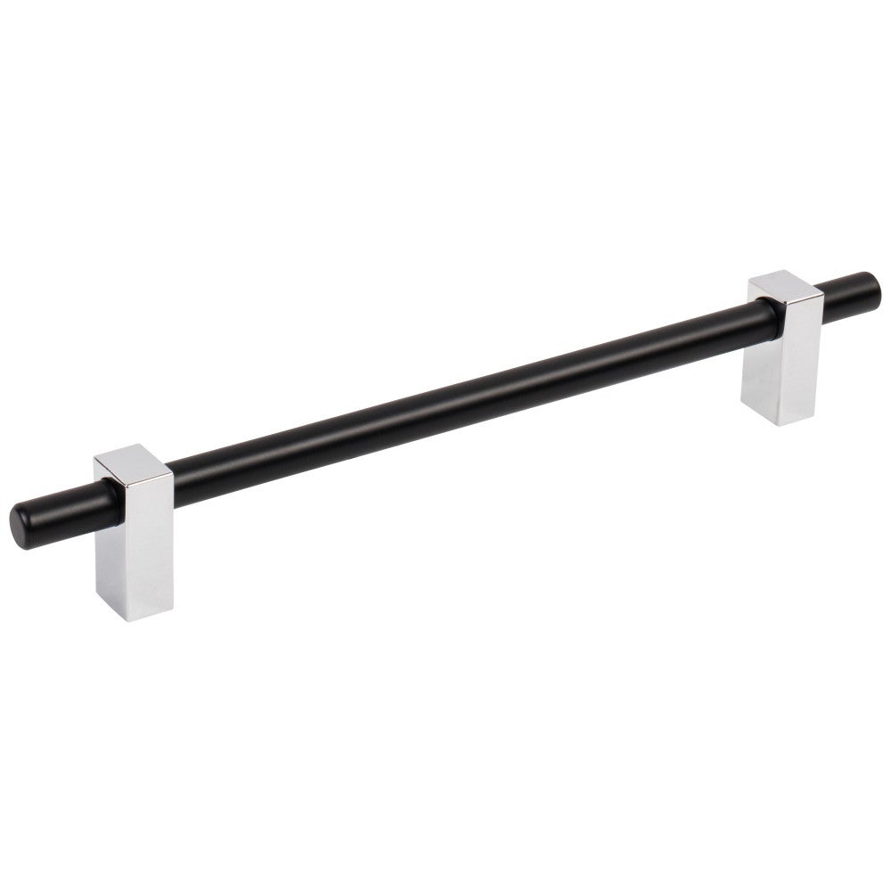 Hardware Resources 96 mm Center-to-Center Satin Nickel Larkin Cabinet Bar Pull