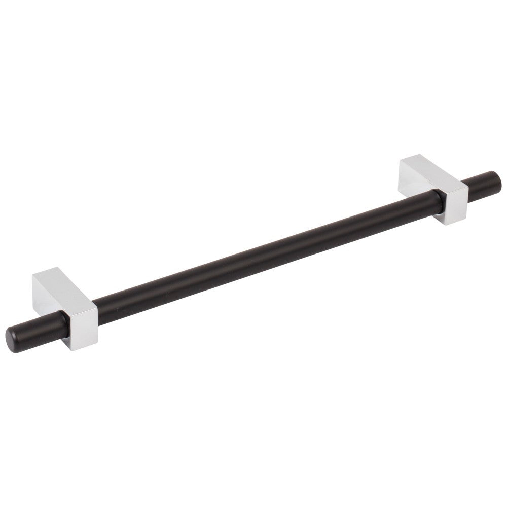 Hardware Resources 96 mm Center-to-Center Satin Nickel Larkin Cabinet Bar Pull