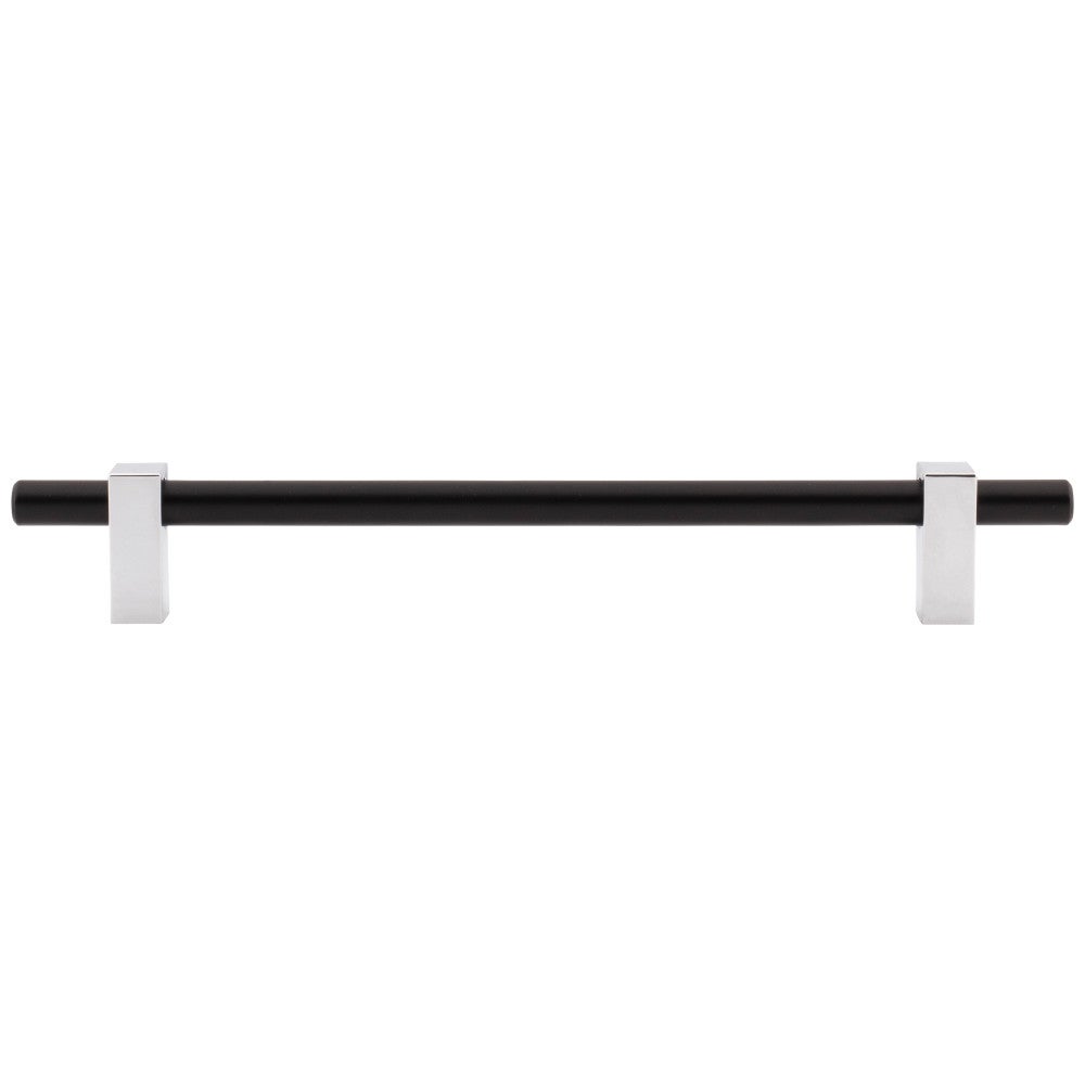 Hardware Resources 96 mm Center-to-Center Satin Nickel Larkin Cabinet Bar Pull