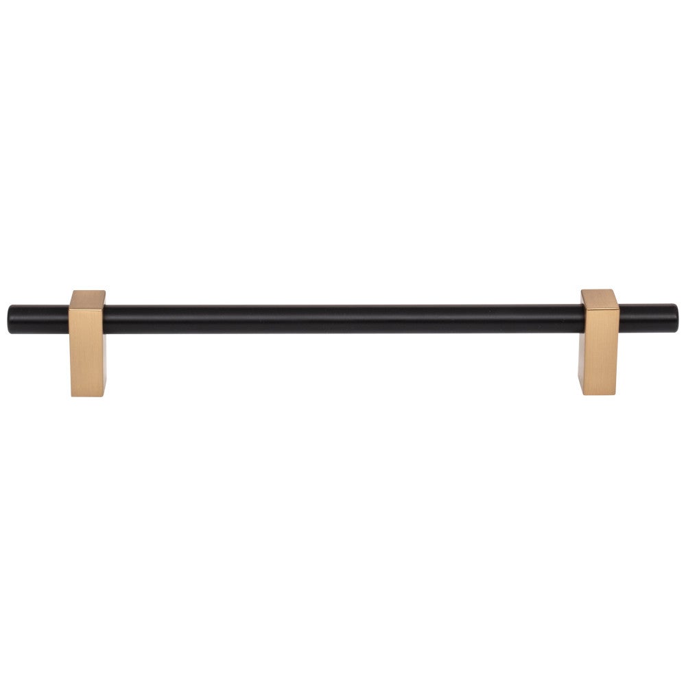 Hardware Resources 96 mm Center-to-Center Satin Nickel Larkin Cabinet Bar Pull