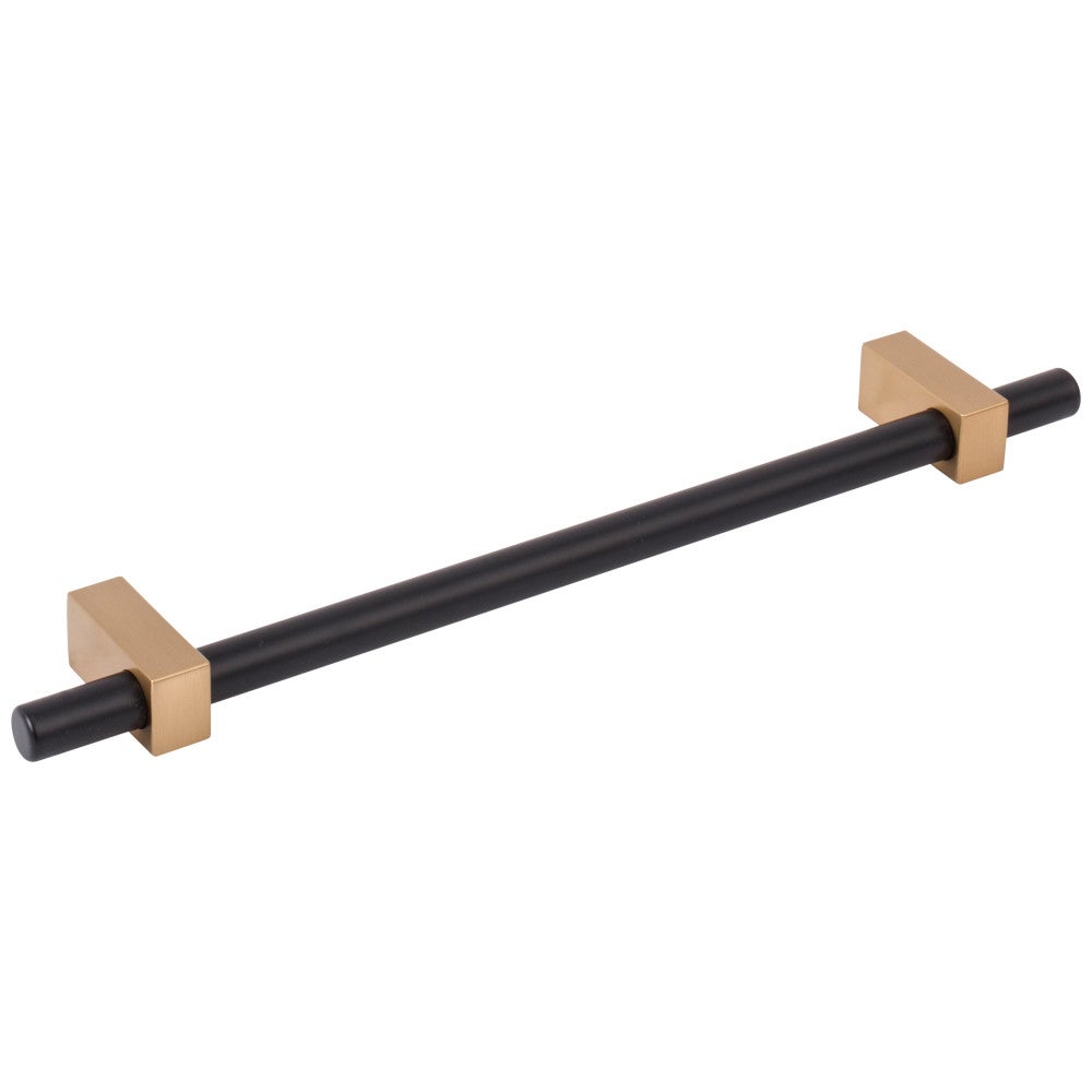 Hardware Resources 96 mm Center-to-Center Satin Nickel Larkin Cabinet Bar Pull