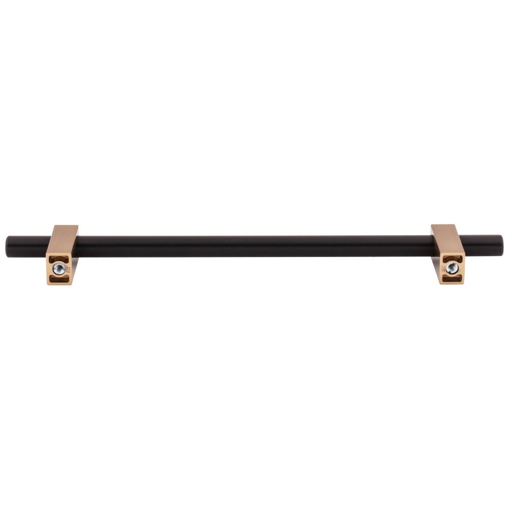 Hardware Resources 96 mm Center-to-Center Satin Nickel Larkin Cabinet Bar Pull