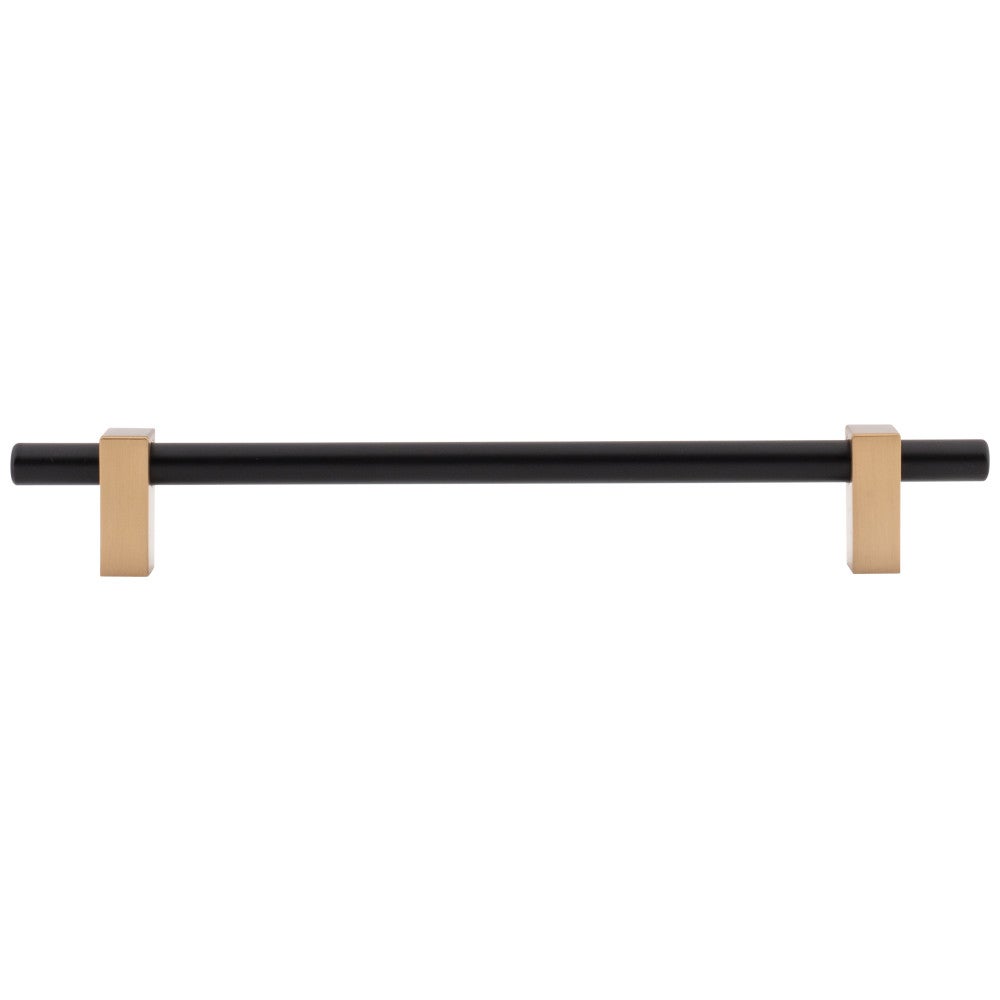 Hardware Resources 96 mm Center-to-Center Satin Nickel Larkin Cabinet Bar Pull