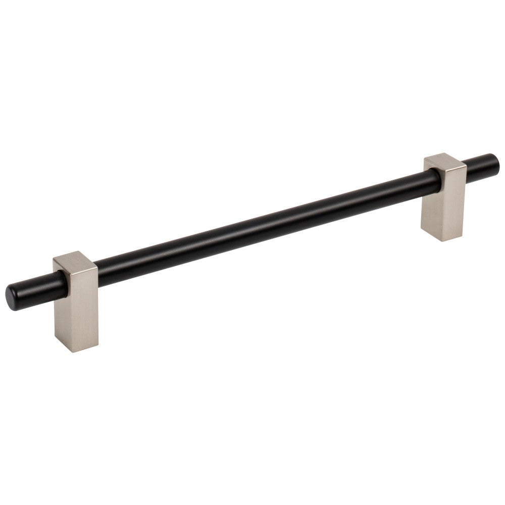 Hardware Resources 96 mm Center-to-Center Satin Nickel Larkin Cabinet Bar Pull