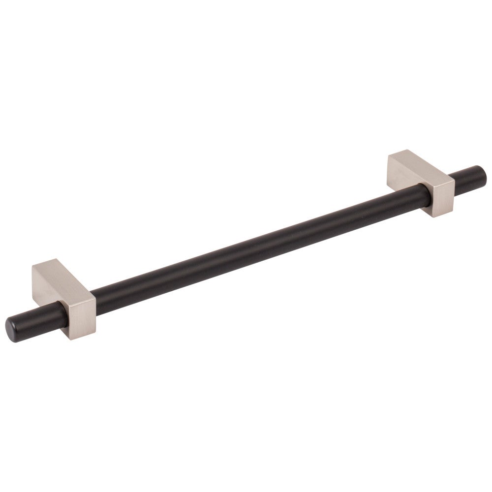 Hardware Resources 96 mm Center-to-Center Satin Nickel Larkin Cabinet Bar Pull