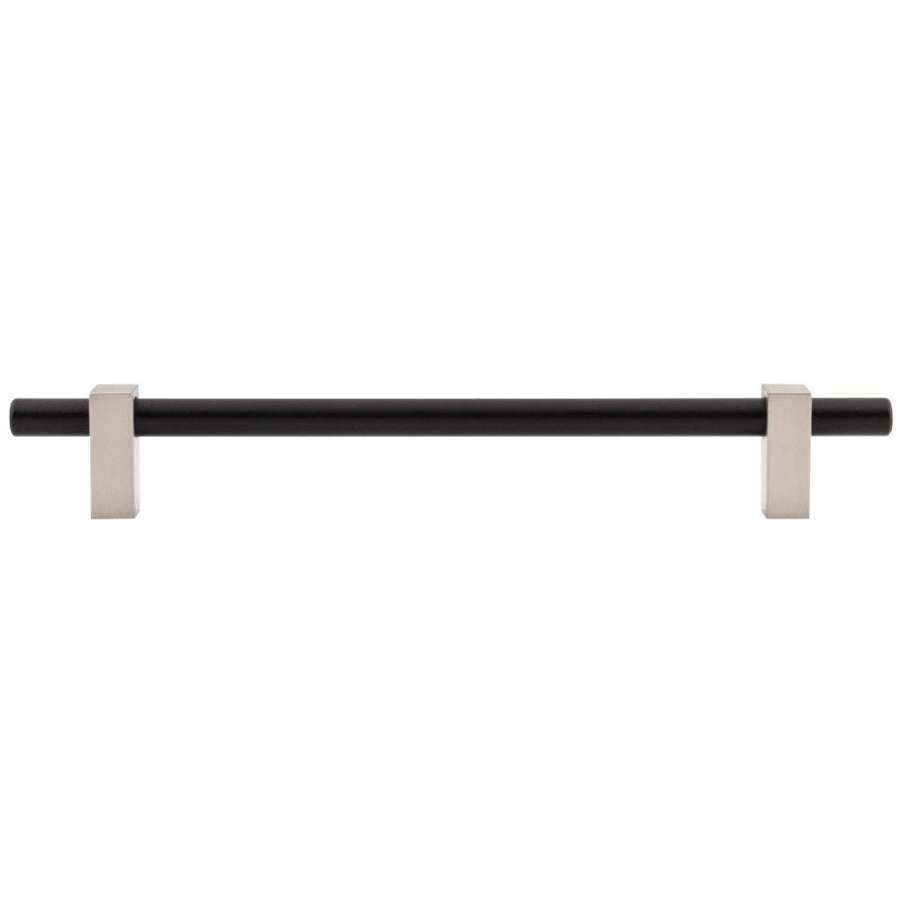 Hardware Resources 96 mm Center-to-Center Satin Nickel Larkin Cabinet Bar Pull
