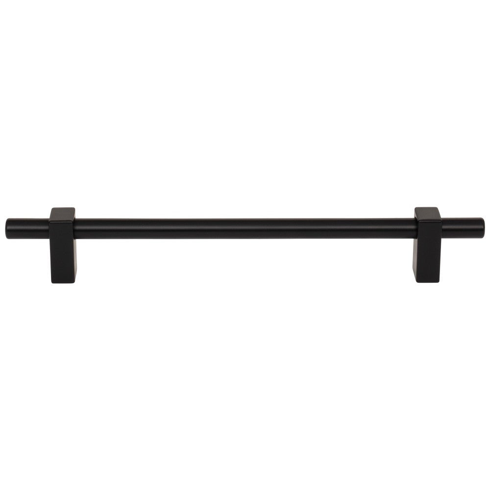 Hardware Resources 96 mm Center-to-Center Satin Nickel Larkin Cabinet Bar Pull