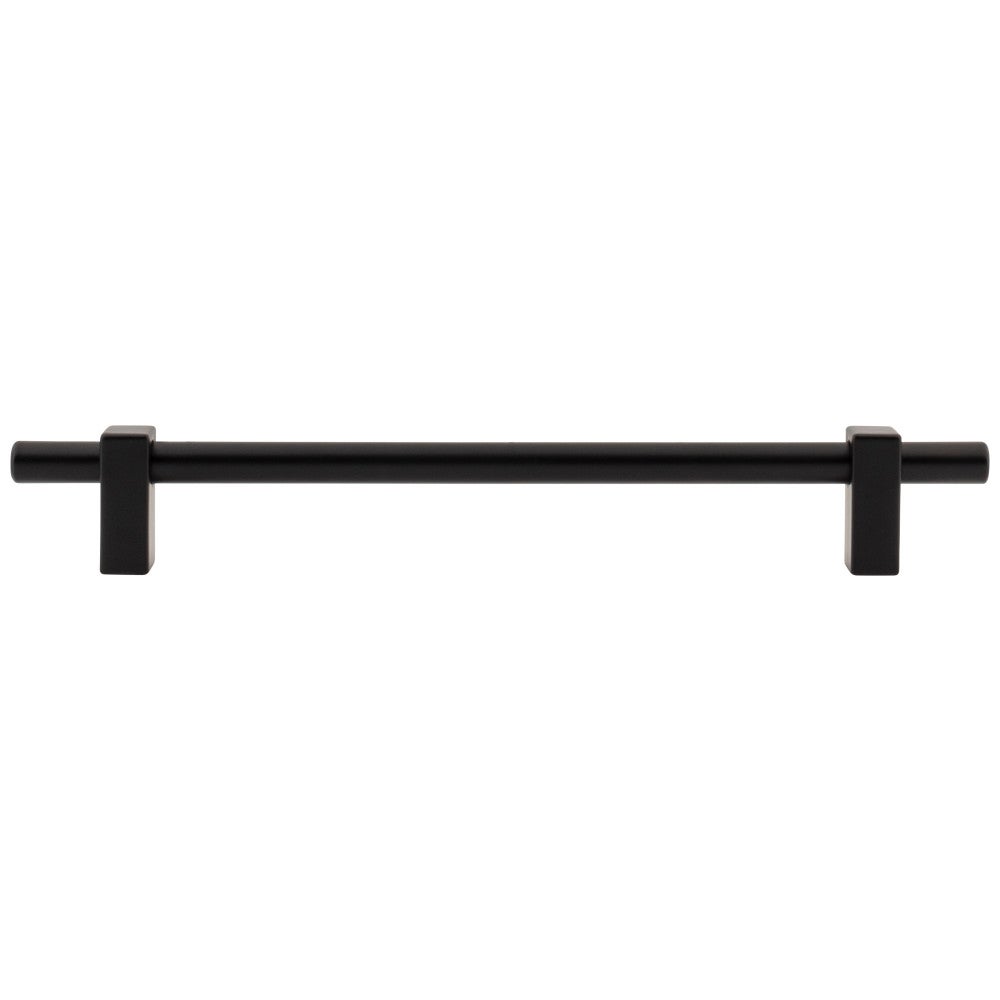 Hardware Resources 96 mm Center-to-Center Satin Nickel Larkin Cabinet Bar Pull