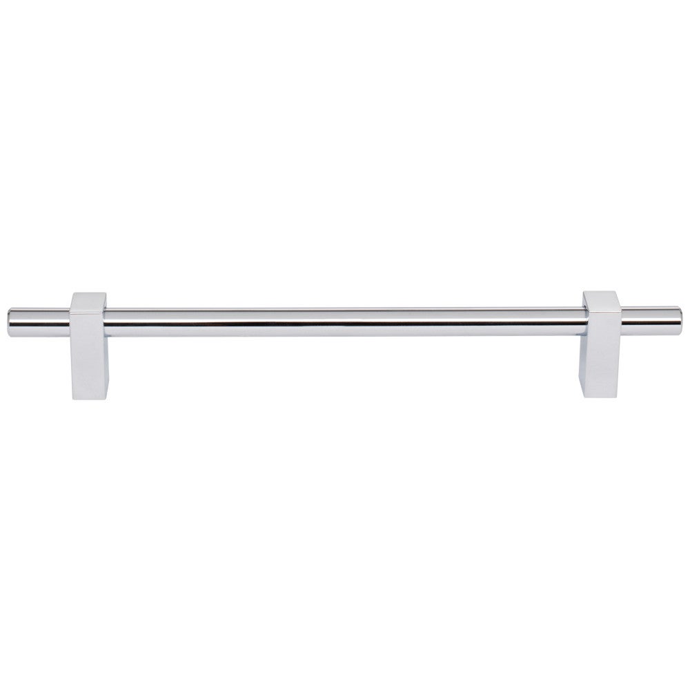 Hardware Resources 96 mm Center-to-Center Satin Nickel Larkin Cabinet Bar Pull