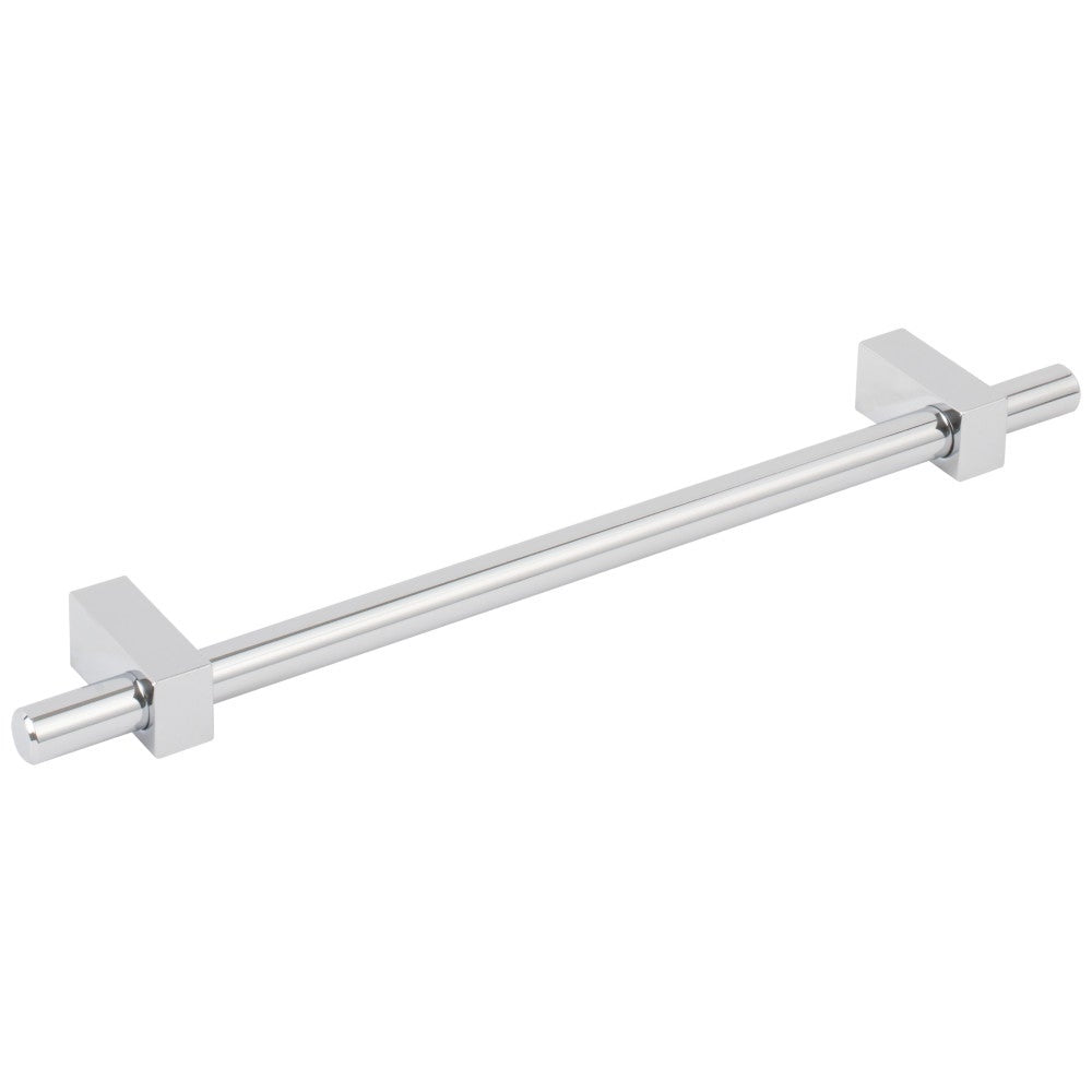 Hardware Resources 96 mm Center-to-Center Satin Nickel Larkin Cabinet Bar Pull