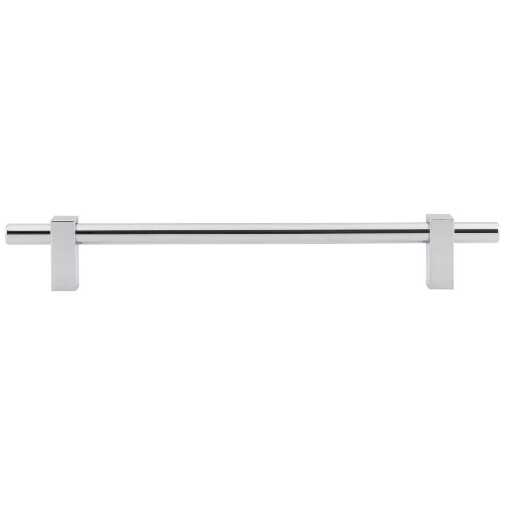 Hardware Resources 96 mm Center-to-Center Satin Nickel Larkin Cabinet Bar Pull