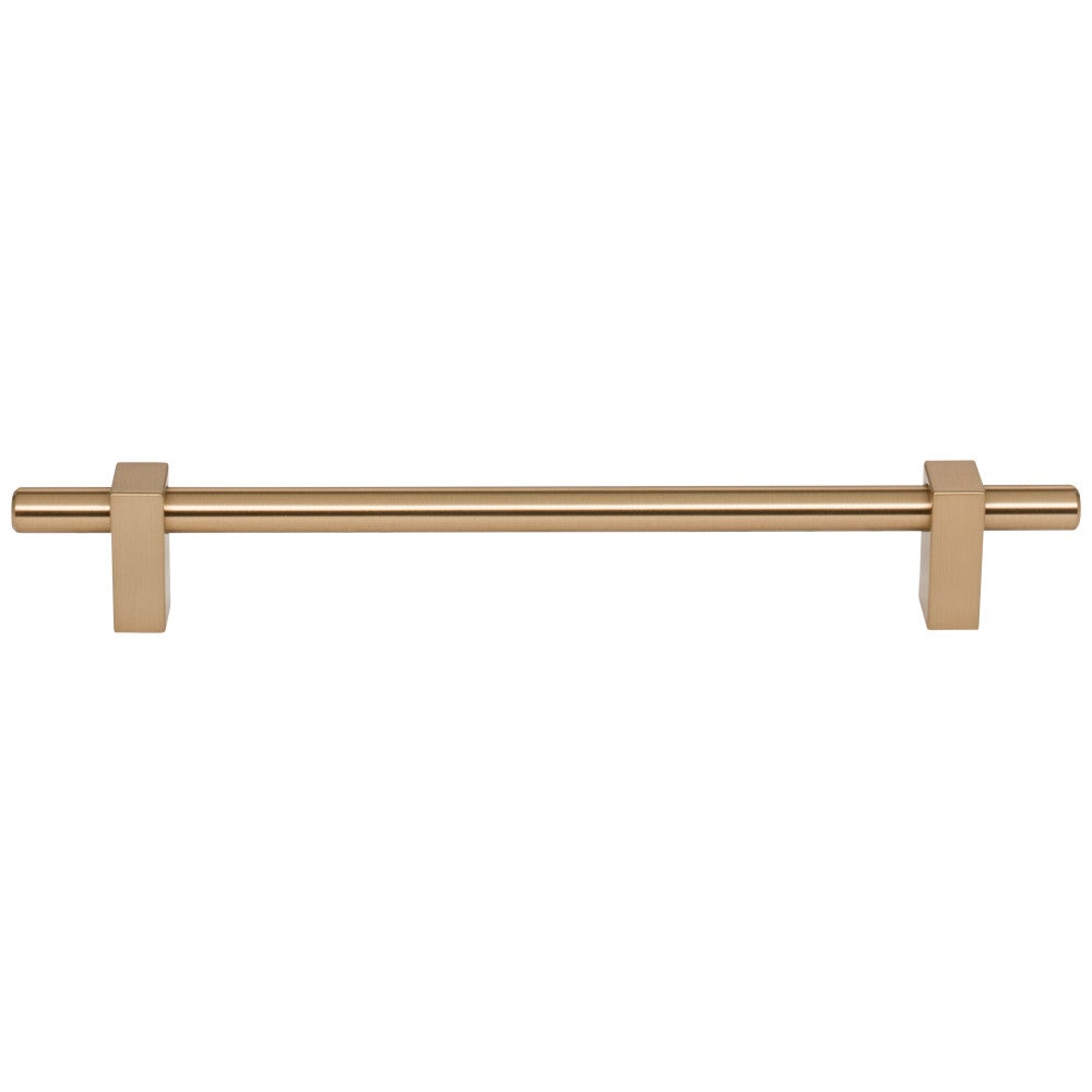 Hardware Resources 96 mm Center-to-Center Satin Nickel Larkin Cabinet Bar Pull